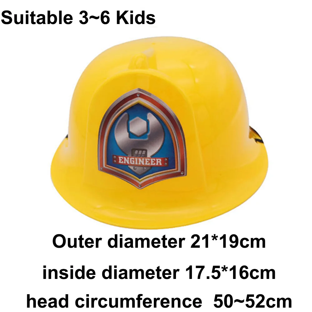 Construction Worker Costume Boy Toddler Dress Up Clothes Kid Builder Career Pretend Role Play Birthday Gift 3456 Year Old Child