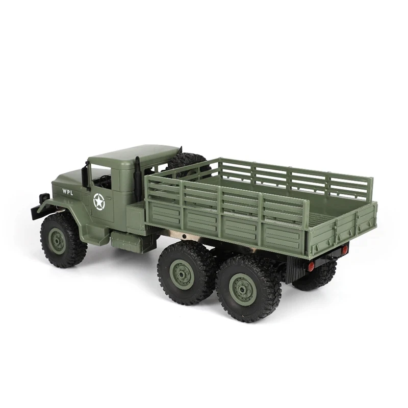 WPL B16 1/16 6-Wheel Drive Remote Control Military Truck RTR/KIT Version Choice Upgradeable Parts Toy Car Gift