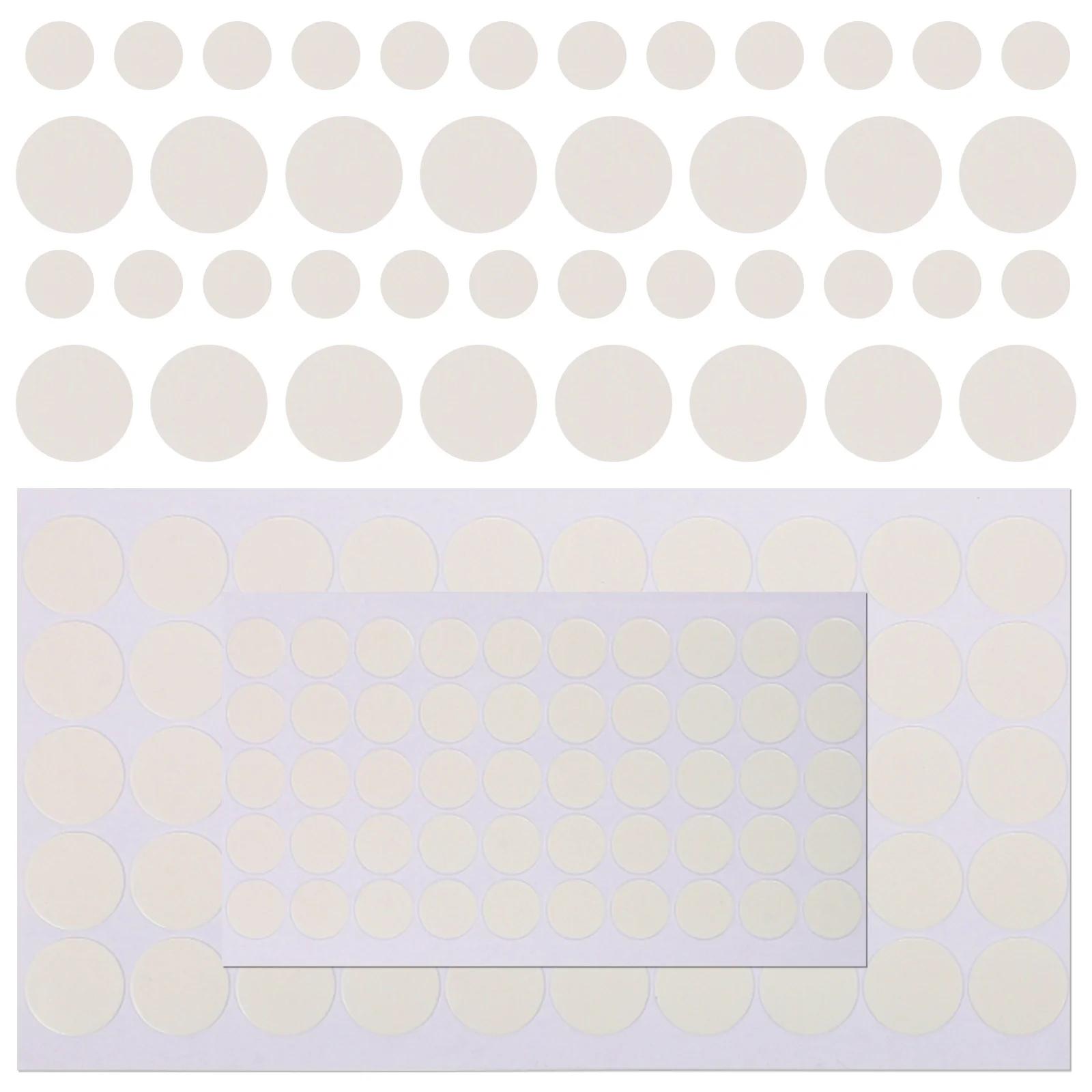 200 قطعة ملصق نقطة مزدوج الجوانب واضح لاصق نقاط أكريليك مستديرة للملصقات بالونات جدار تصاعد لا أثر حل لزجة