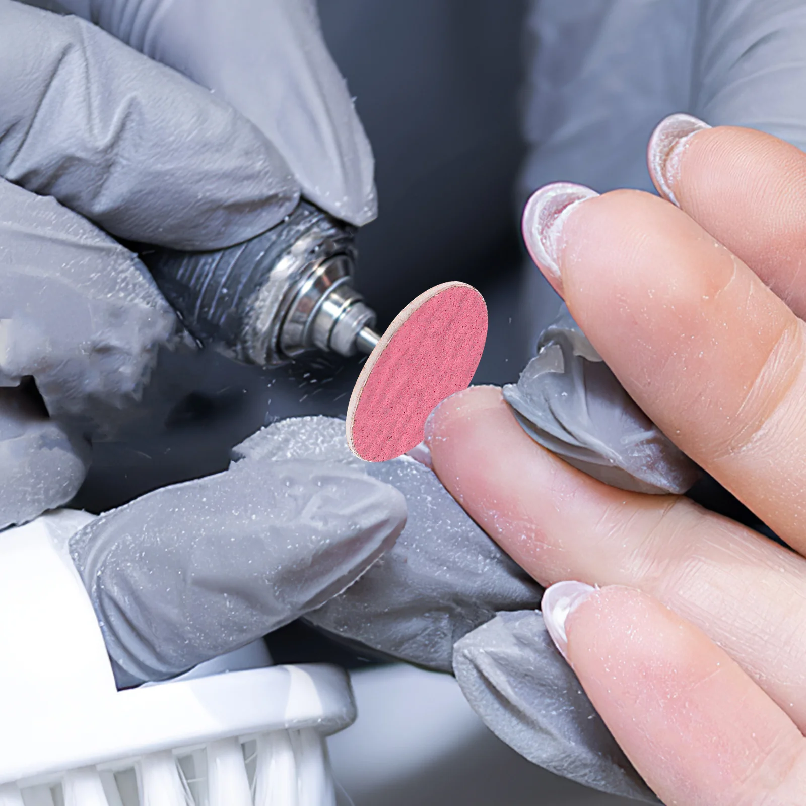 

200 шт., шлифовальные подушечки для ногтей, сменные диски наждачной бумаги для ног, электрическая пилочка, набор для педикюра, маникюра, инструмент для удаления омертвевшей кожи