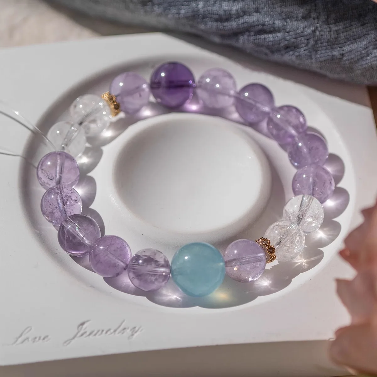 

Natural Lavender Amethyst Bracelet for Women