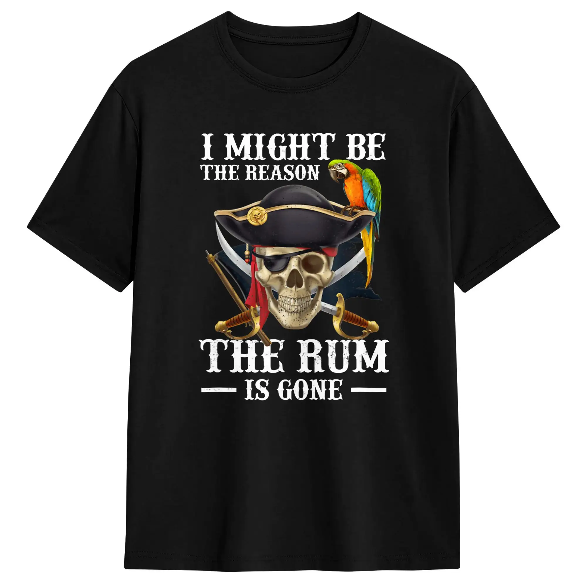 Man T-Shirt I Might Be The Reason The Rum is Gone T-Shirts Trendy Cool  Summer Tees Y2K Fun Cotton Clothes Gift