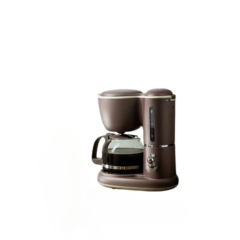 Home office compact drip coffee machine, tea brewer, automatic coffee machine, multi-function, hot drink