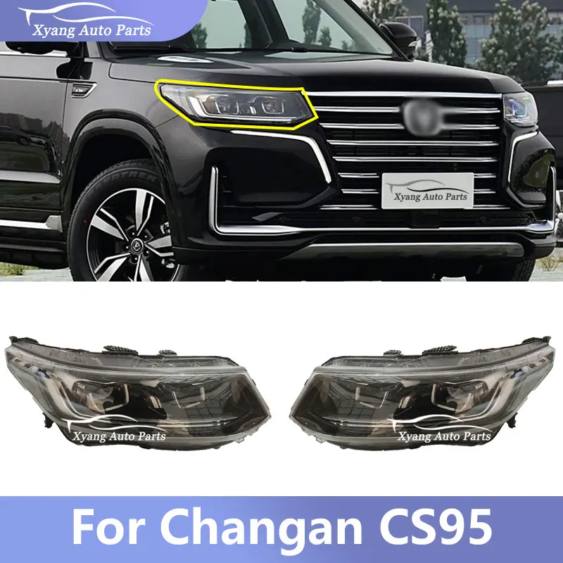 Front Bumper Lamp Headlight 7Pin  Headlamp Assembly For Changan CS95  4121010-AP31 4121020-AP31