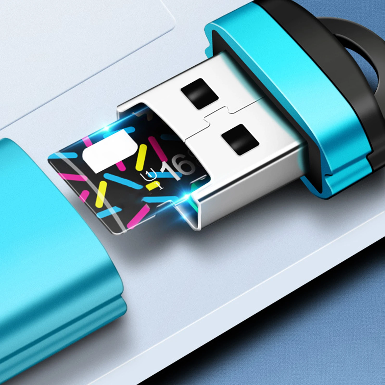 Mini High Speed USB2.0 Card Reader Mini USB TF Card Adapter For MicroSD Memory Card For PC Computer Desktop Laptop Notebooks