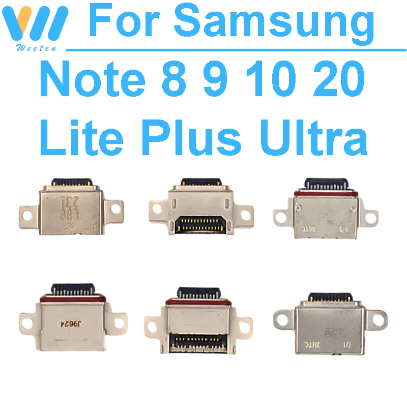 

USB Jack For Samsung Note 8 9 20 Ultra Note 10 Lite Plus Mirco Usb Charger Port Dock Connector Plug Socket Charging Port Repair