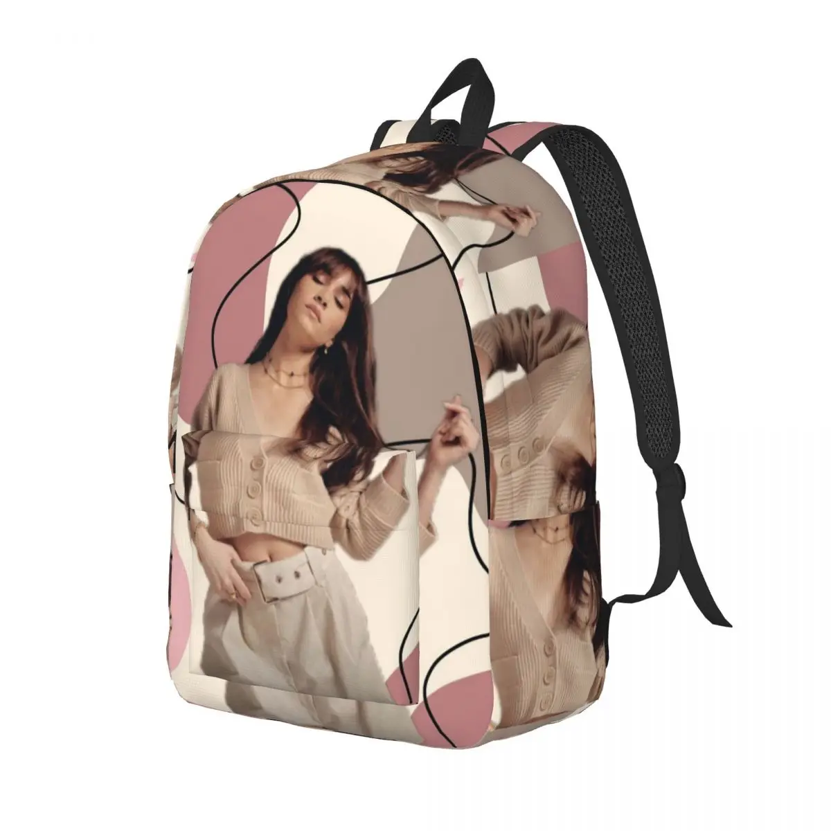 

Aitana Ocana Singer Backpack Daypack Large Capacity Kids BookBag School Bag Shoulder Bags for Men Women