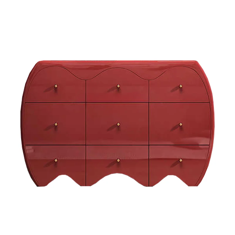 Light Luxury Creative Apple Nine-Drawer Cabinet Modern Minimalist Entrance Cabinet Storage Chest of Drawers