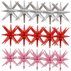 5pcs Starburst Balloons 22inch Explosion Star Balloons 3D Starburst Cone Balloons Baby Shower Birthday Wedding Party Decorations