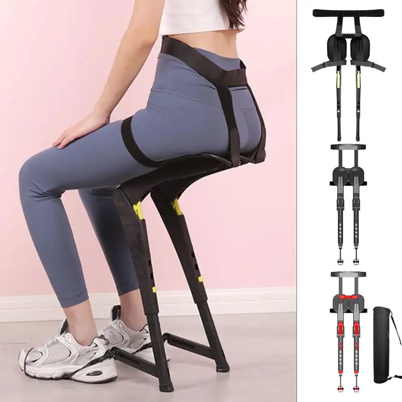 Wearable Seat Chairless Chair Wearable Leg Brace Portable Folding Ergonomic Wearable Leg For Outdoor Activities Lightweight