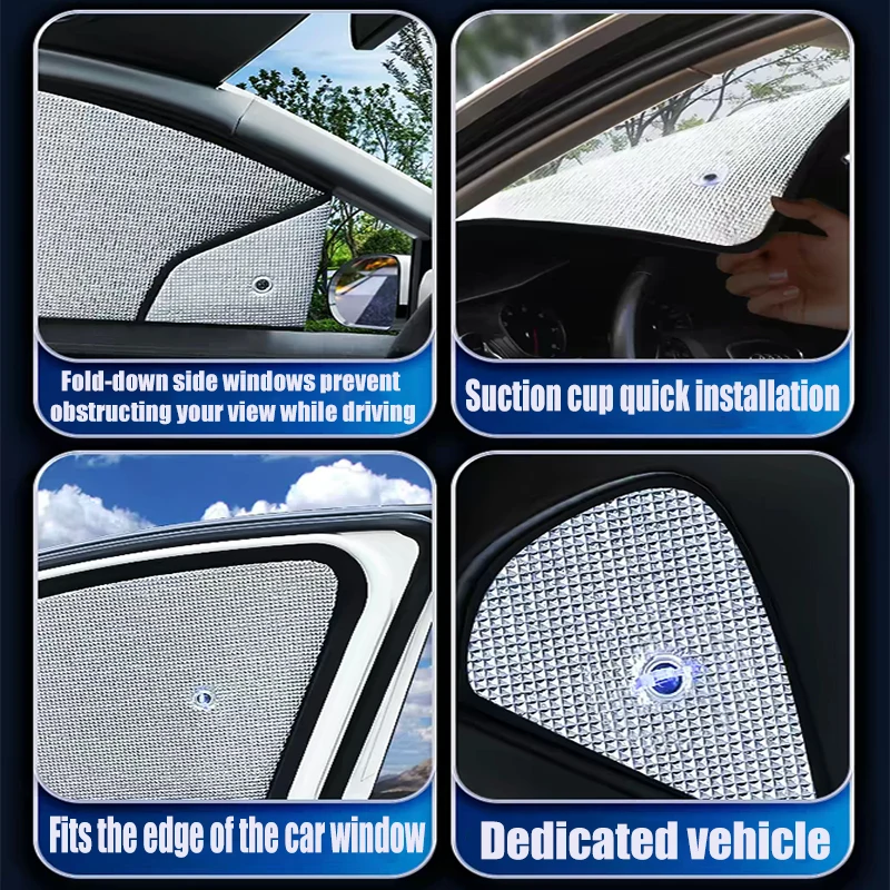 

For Volkswagen VW Touran 1T Accessories 2010 2012 2014 2003-2015 Car Aluminum Foil Windshield Sun Shade Covers Shield Accesorios