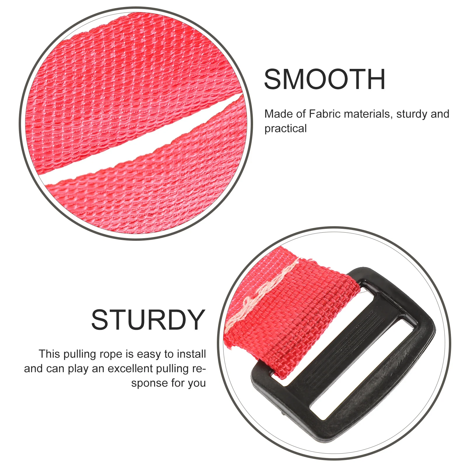 20Pcs Scooter Towing Rope Kids Car Pulling Strap Thickened Wear-Resistant Fabric Rope Practical Outdoor Scooter Pull Supply