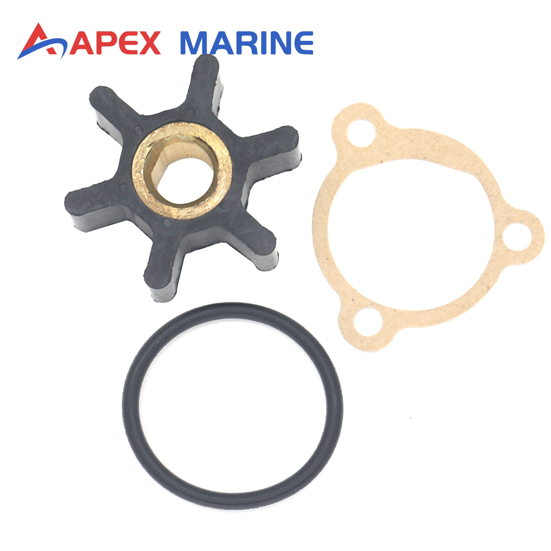 

Комплект для обслуживания рабочего колеса насоса для морской воды для судовых двигателей Yanmar серий 1GM, 1GM10, охлаждающих насосов 128170-42200