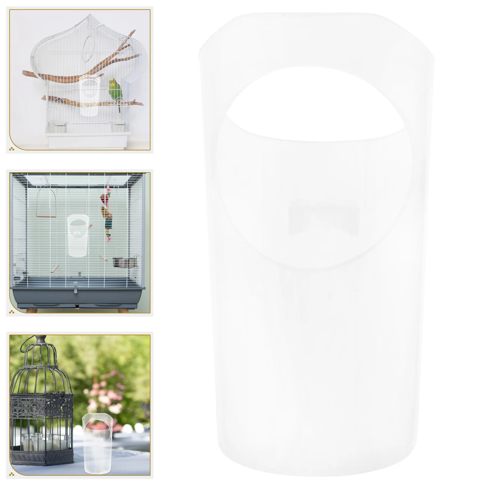 

Bird Food Water Cup Bird Cage Feeder Cups Replacement Accessories for Pet Parrot Parakeet Poultry Pigeon Feeding Dish Water