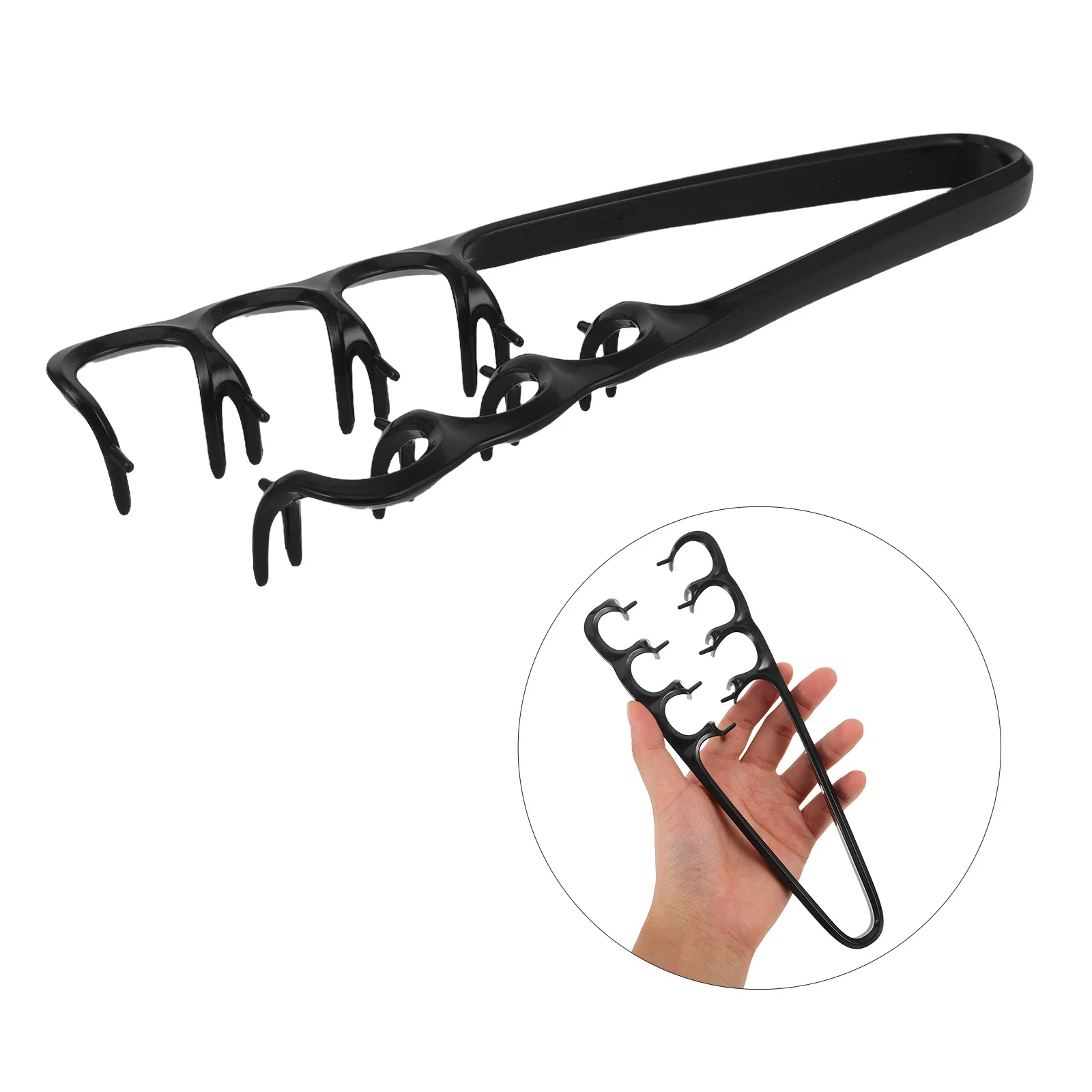 

6pcs Texture Styling Comb Wide Tooth For Curly Hair Volumizing Portable Hair Shaping Tool Combs For Women Textured