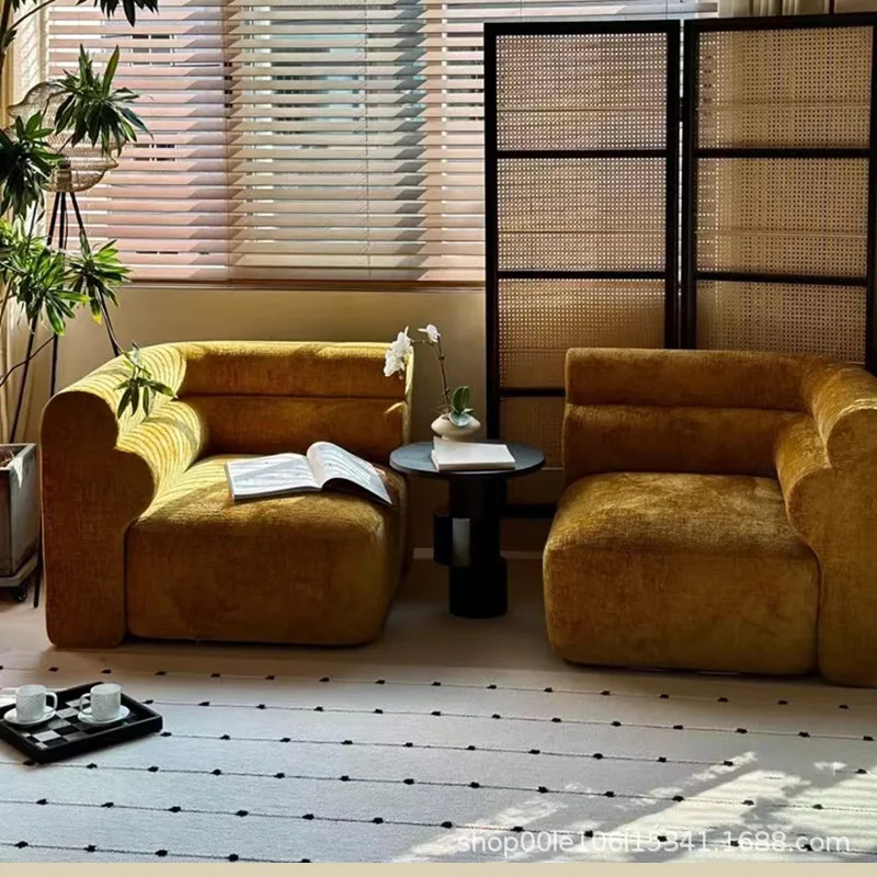 

Simple combination fabric light luxury Nordic living room hotel large flat floor sales office modular combination sofa