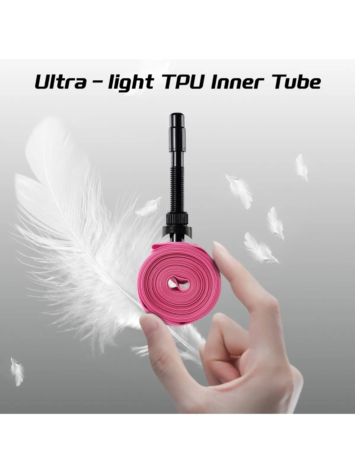 AliExpress NONE NPY Aluminium Alloy Nozzle Tpu Inner Tube External Thread Tube 700x18-32c Road Bike Inner Tire Removable Cores Tyre Accessories
