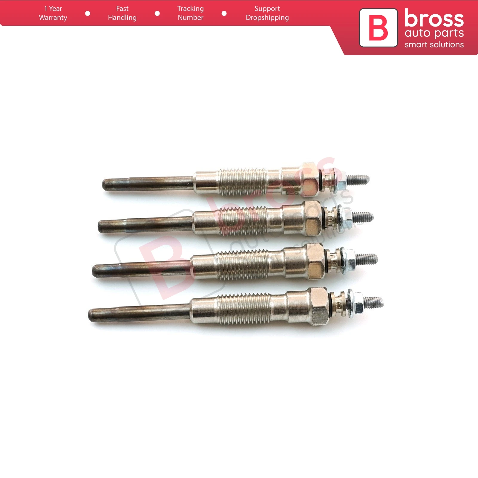 For Toyota Blizzard Cressida Cresta Dyna HiAce Land 4Runner Hilux  LX 450 VW Taro  2.2 2.4 BGP96-1 4X Glow Plug 12 V 1985054010