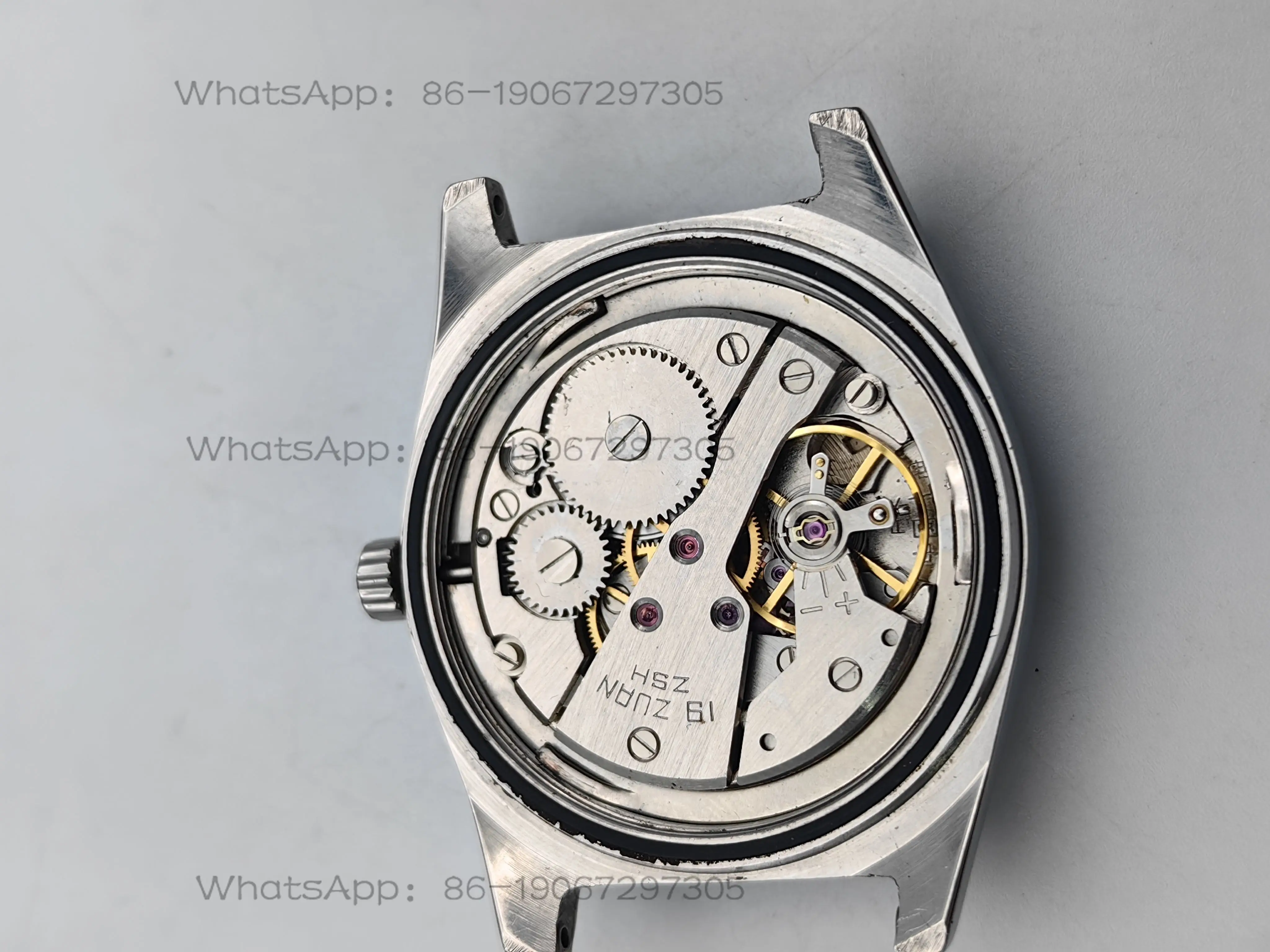 Shanghai Watch 7120 Movement, Manual Mechanical Watch, Nostalgic Collection Plate, Good Condition, Brushed