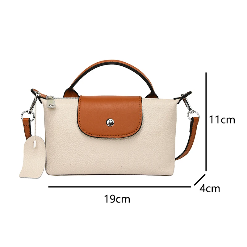 New 100% Authentic Genuine Leather Women\'s Handbag Fashion Trend Female Shoulder Bag Women Luxury Brand Designer Crossbody Bags