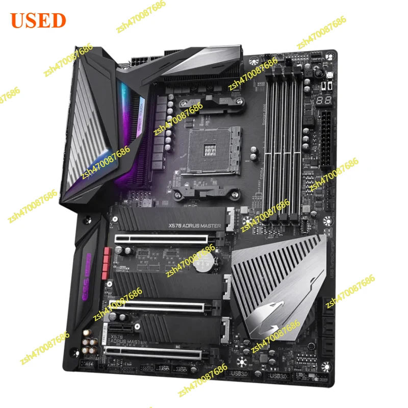 

For Gigabyte X570 AORUS MASTER Motherboard 128GB Socket AM4 DDR4 ATX Mainboard 100% Tested Fast Ship