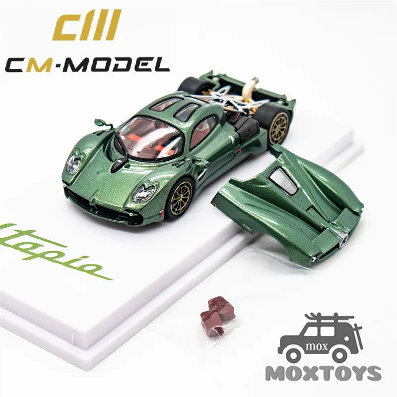 CM MODEL 1:64 Pagani Utopia (Metallic green)  Diecast Model Car