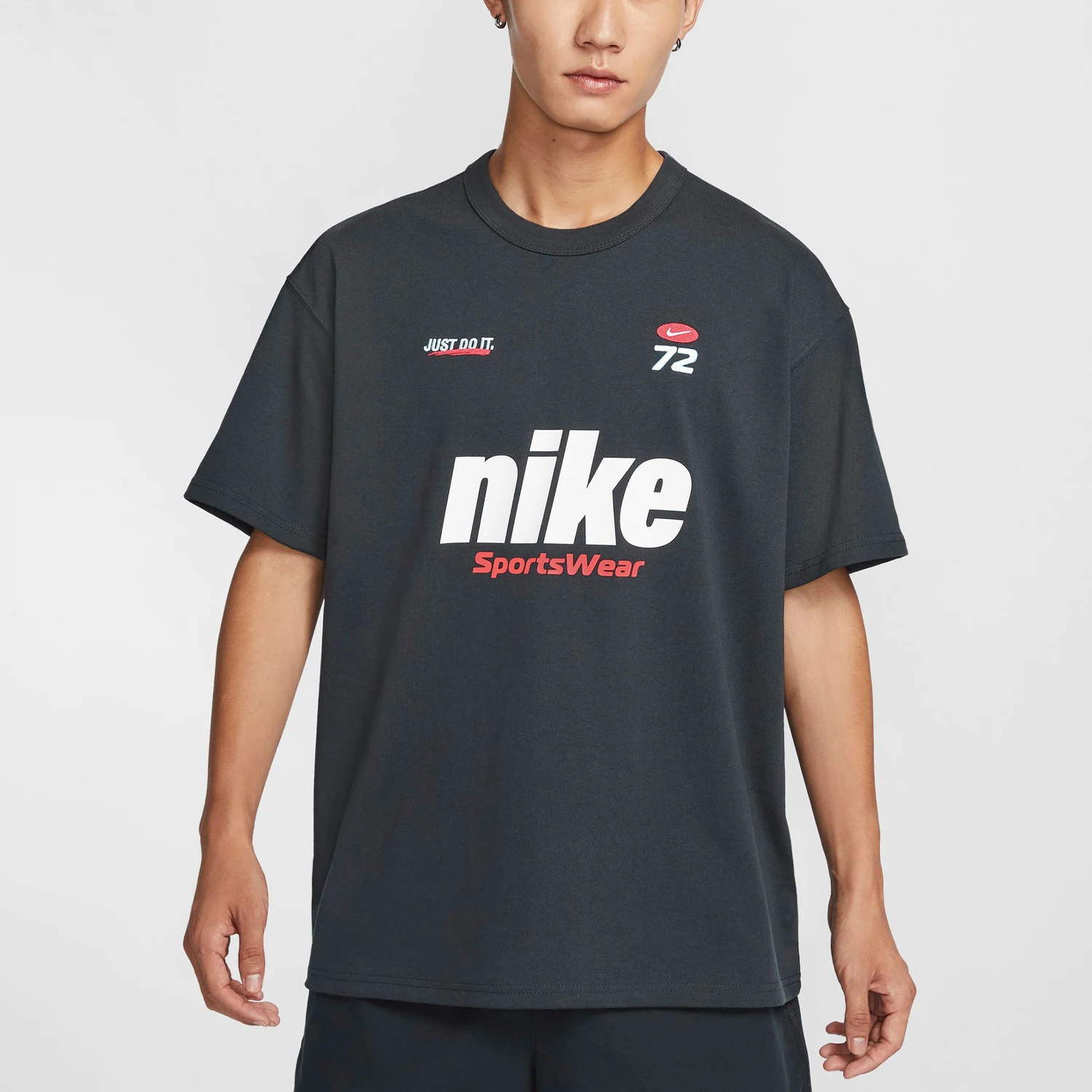 

Nike Official New Men's Loose Moisture-Wicking Casual T-Shirt HQ1570-045
