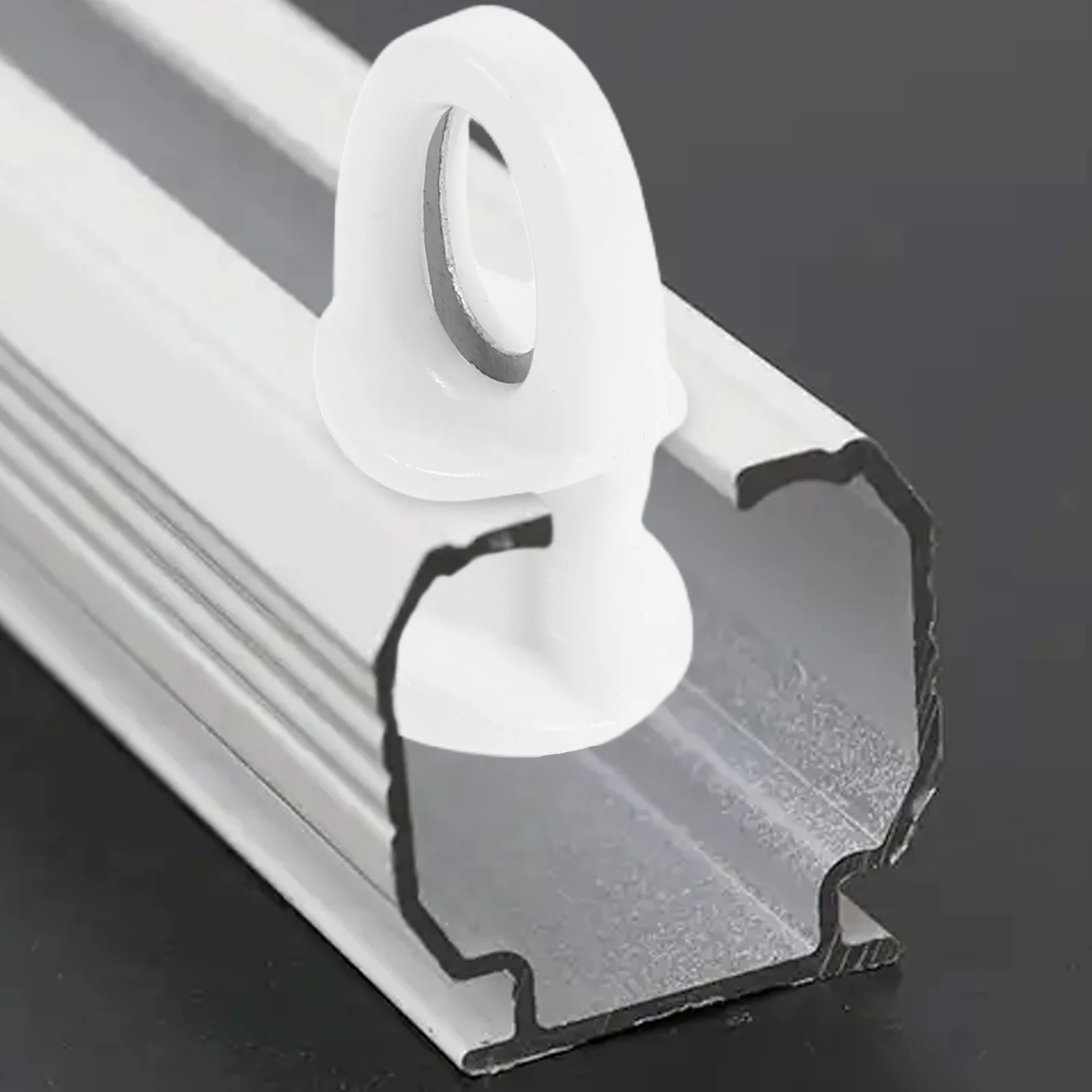 

100pcs Curtain Track Rollers Smooth Silent Heavy Duty For Window Door Living Room Bedroom Office Diy Installation Drapery Rail