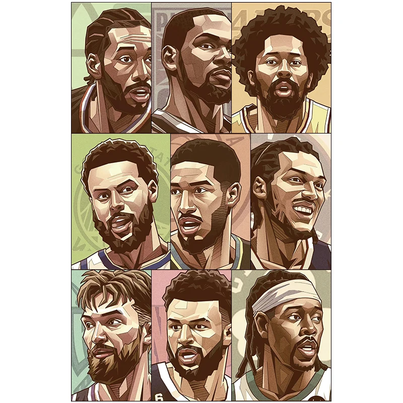 

Diy Homemade Kevin Durant Stephen Curry Kyrie Irving Football Star Character Collection Flash Card Cartoon Toys Gift