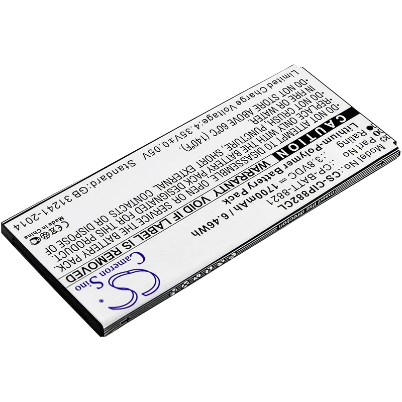 Li-Polymer Cordless Phone Battery for Cisco,3.8v,1700mAh,CP-8821-EX-K9-BUN CP-8821-K9-BUN Wireless IP Phone 8821,74-102376-01
