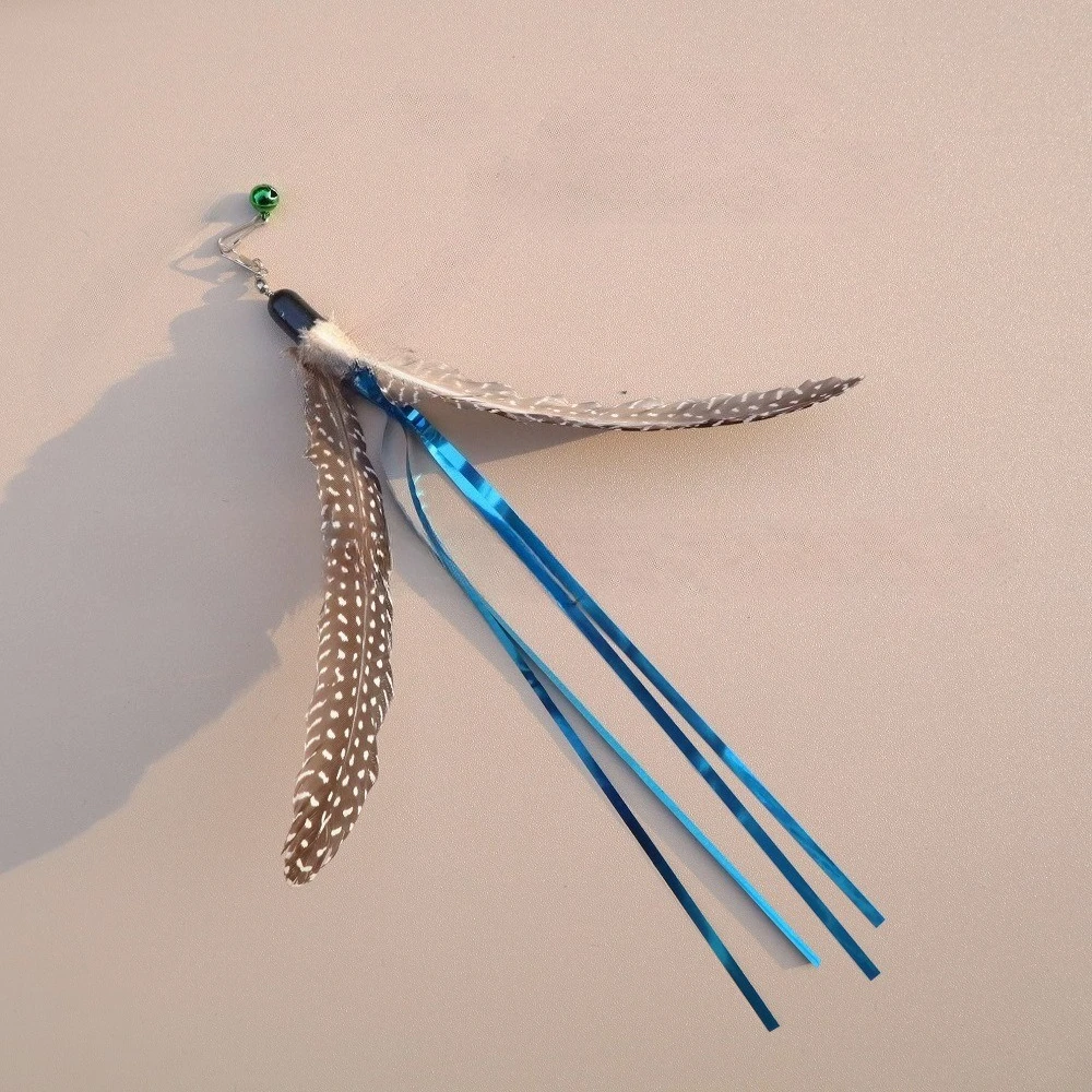 Cabezas de repuesto giratorias molino plumas juguete para gatos