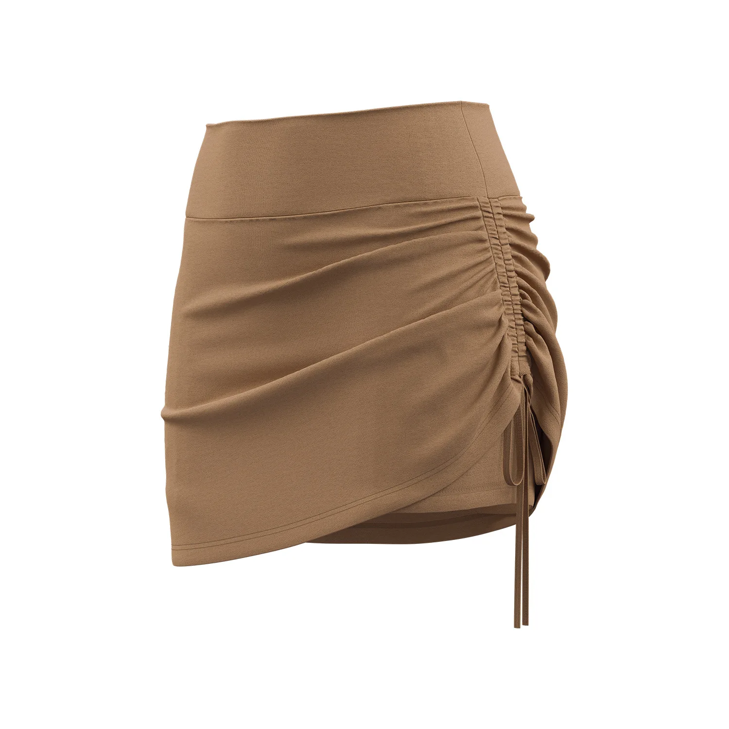 

New Wrinkled Sports Skirt Women's Anti-light High-waisted Running Fake Two-piece Short Yoga Shorts