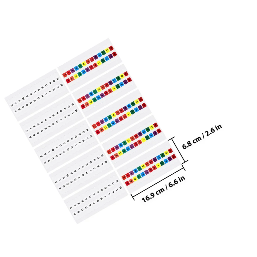 20 feuilles d'index de l'alphabet, petites onglets collants colorés, bloc-notes, marqueurs de Page, Guides de fichiers, drapeaux de livres, onglets collants pour annotation de Notes