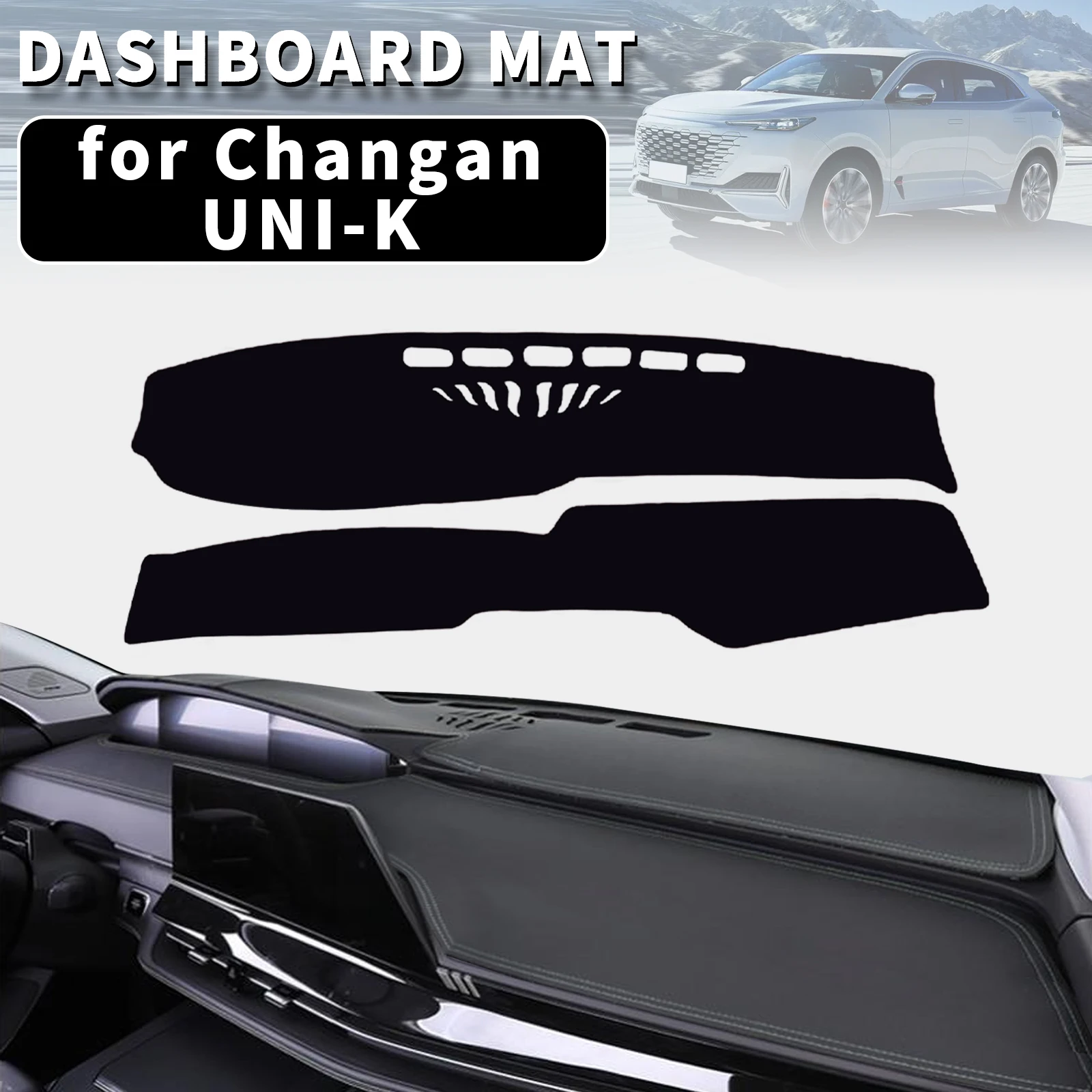 

for Changan UNI-K 2025-2021 Dashmat Dashboard Cover Dash Mat Anti-UV Sun Shade Carpet Pad Car Styling Accessories Protector