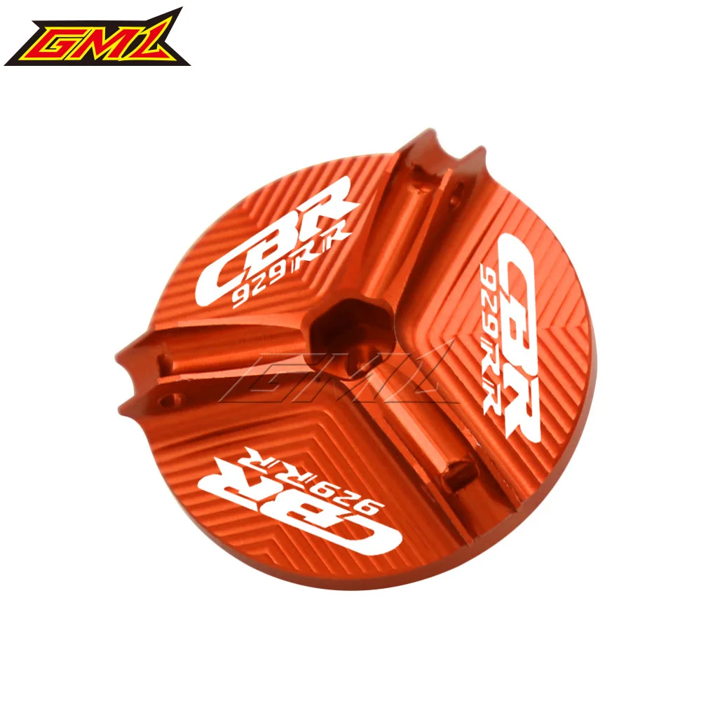 Oil Filler Cup For HONDA CBR929RR CBR 929RR CBR929 RR 2000-2001 Motorcycle CNC Aluminum Engine Oil Drain Plug Sump Nut Cup Cover