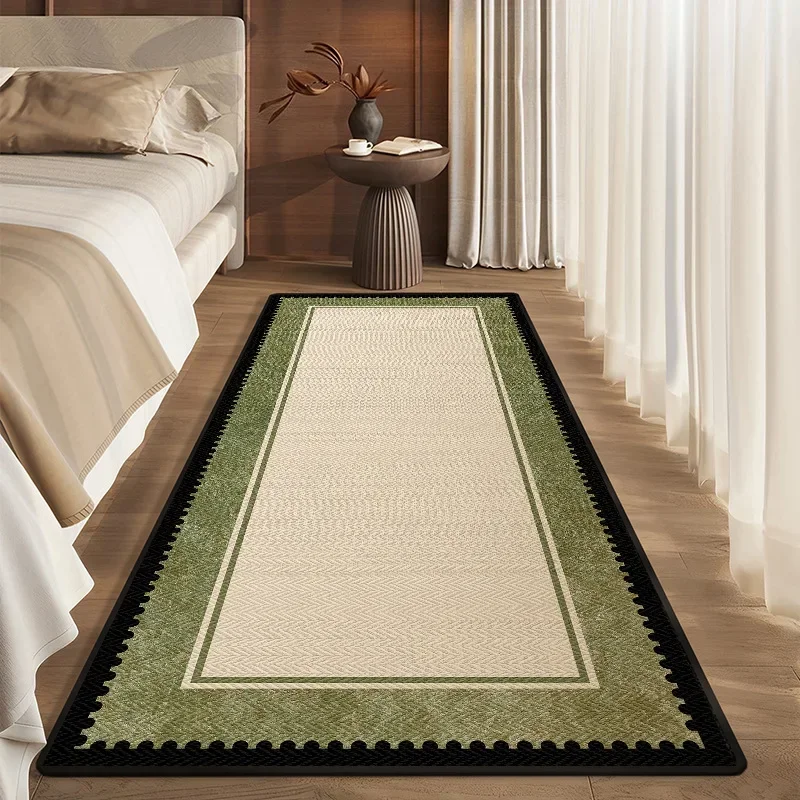 yesModern Rugs Art Loop Pile Rug Stripe Decor Mat Waterproof Non-Slip Easy Clean Bedroom Living Room Carpet For Home