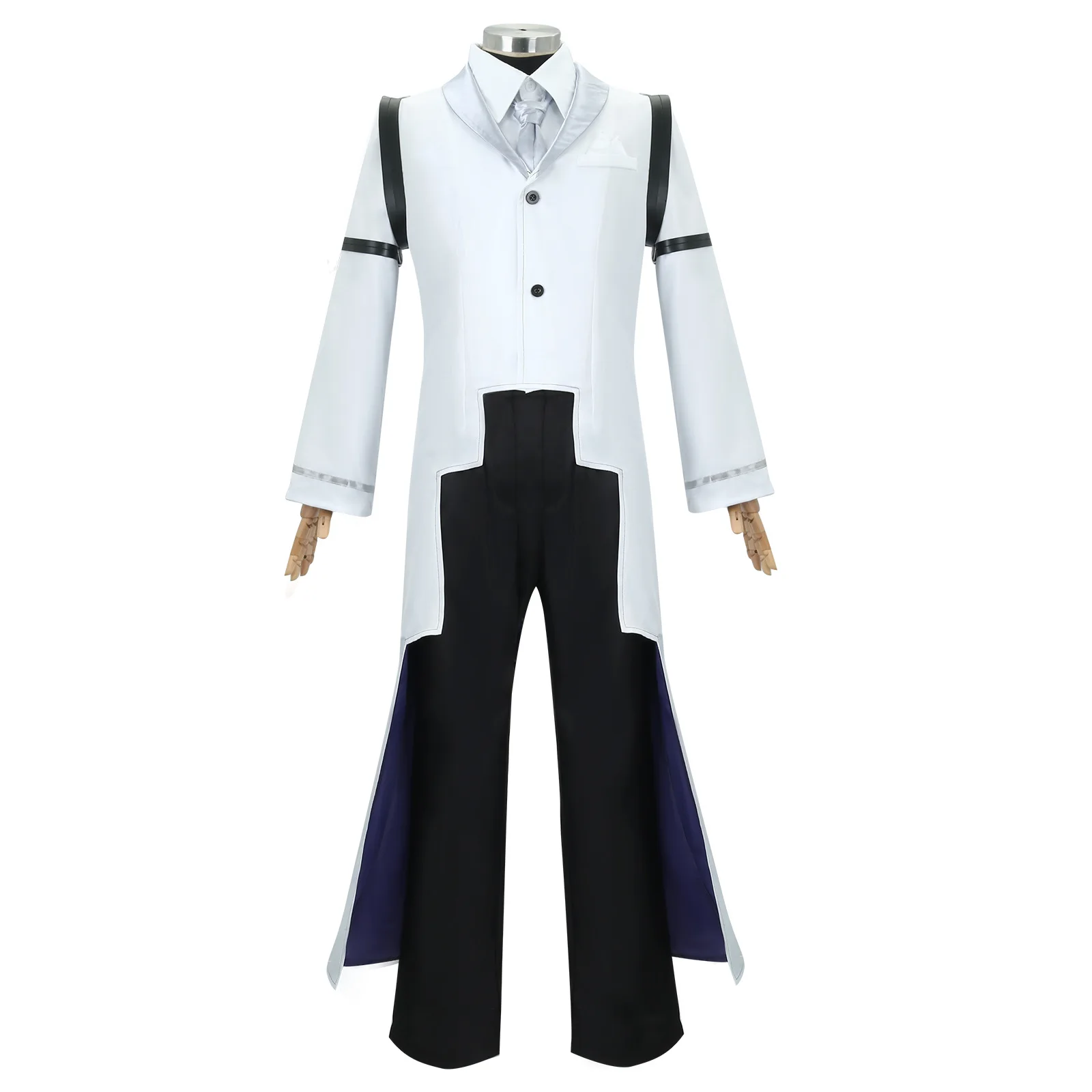 Sigma Cosplay Costume Detective Dazai Osamu abiti includono Trench Coat orecchino camicia pantaloni parrucca per adulti Halloween Party Sets