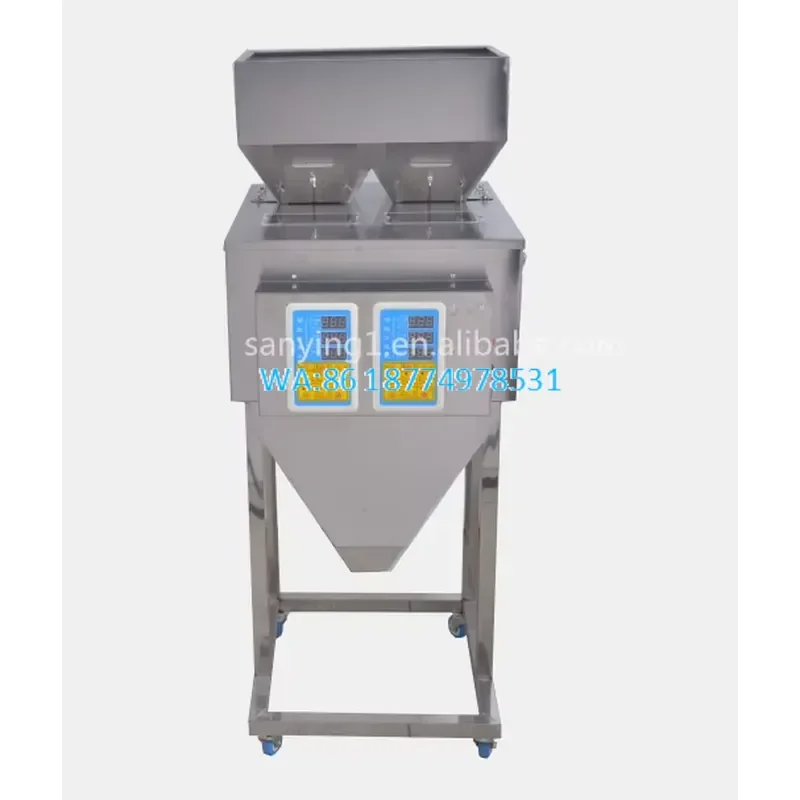 Wmwmnu Factory Direct 2 Head 500g Vibrator Particle Packing for Grain Powder Granule Weighing Filling