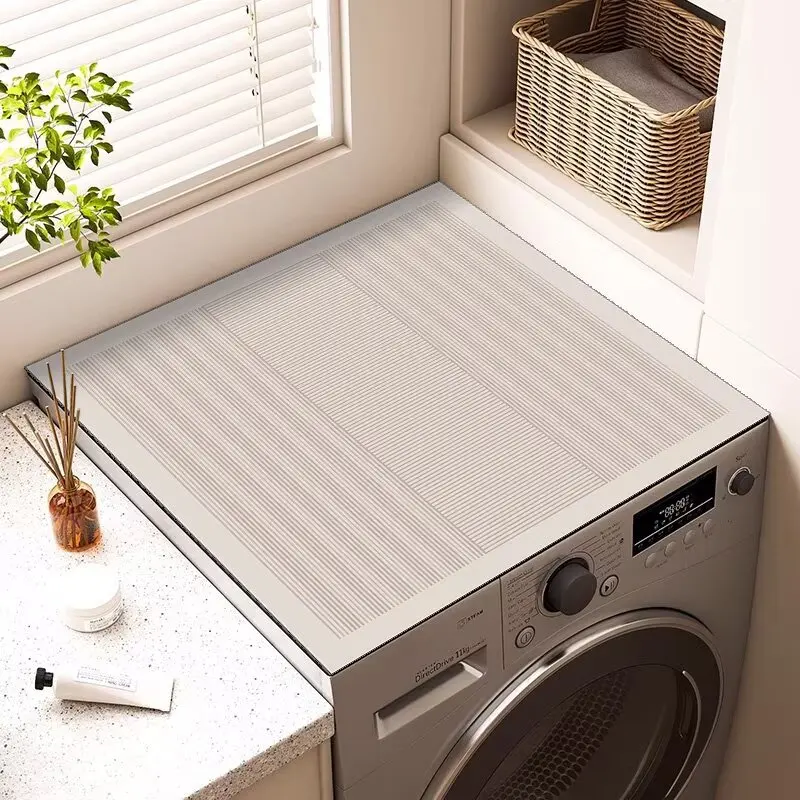 Diatom mud dust mat, washing machine mat, bedside table, refrigerator, sun protection cover, waterproof freezer roller cover