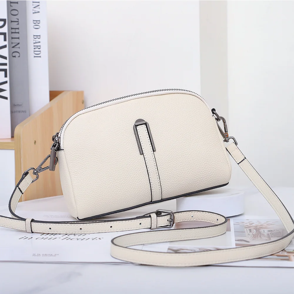 2023 New Lady Luxury Genuine Leather Mobile Phone Shoulder Bag Women\'s Messenger Pack Fashion Small Retro Crossbody for Girlsg