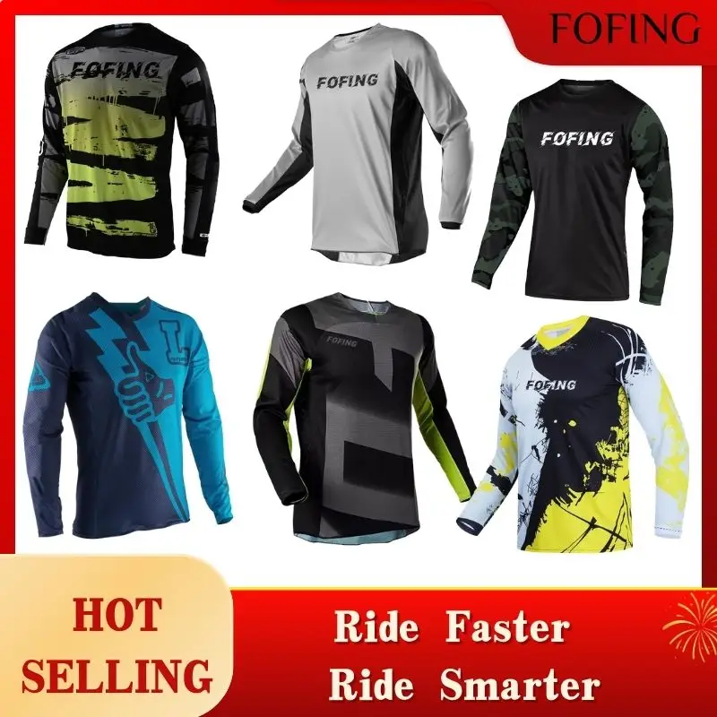 

2025 Spring Summer Men Cycling Jersey Long Sleeve Tops MTB Bike Breathable Quick Dry Shirt Bicycle Clothing