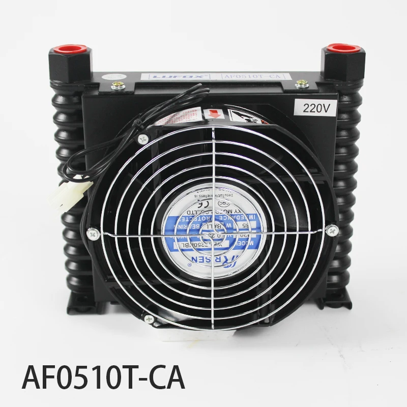 

AF0510T-CA 10L/Min Hydraulic Cooler Air Cooled Oil Radiator Heat Exchanger for CNC Hydraulic System For VP20 VP30 Vane Pumb