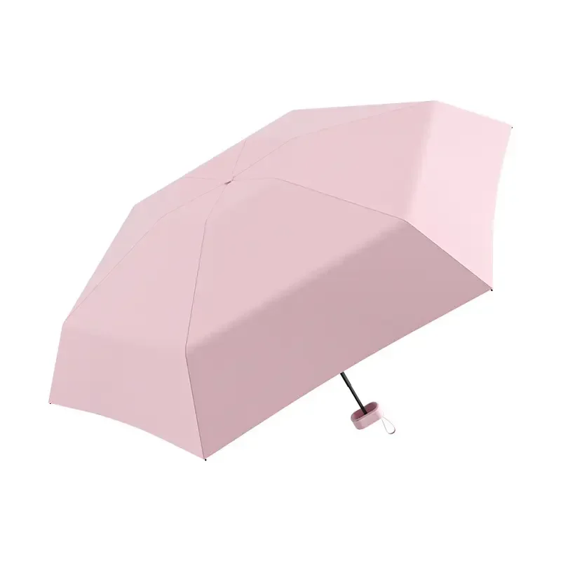 Rain Anti-uv Capsul Pocket Hike Portable Mini 6k Folding Foldable Umbrella Sunny Custom Travel Outdoor Girl Color Box Gift Women