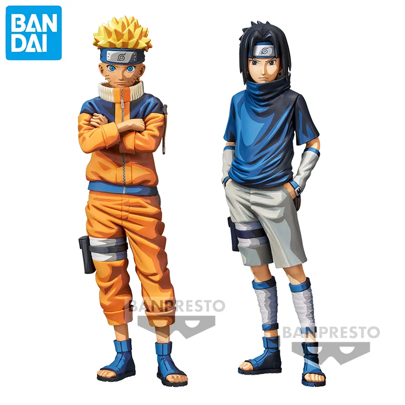 

In Stock Original Bandai Grandista Naruto Uzumaki Naruto Uchiha Sasuke Figure Anime Genuine Collectible Boxed Model Dolls Toy