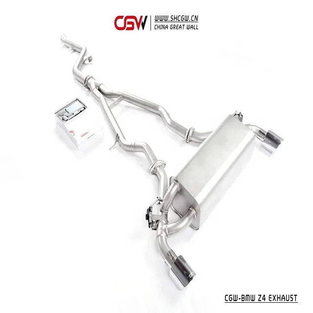 Best Sale Affordable Automobile Stainless Steel Catback with Carbon Fiber Tips and  Valves for Z4 G29 2.0T MY 2019