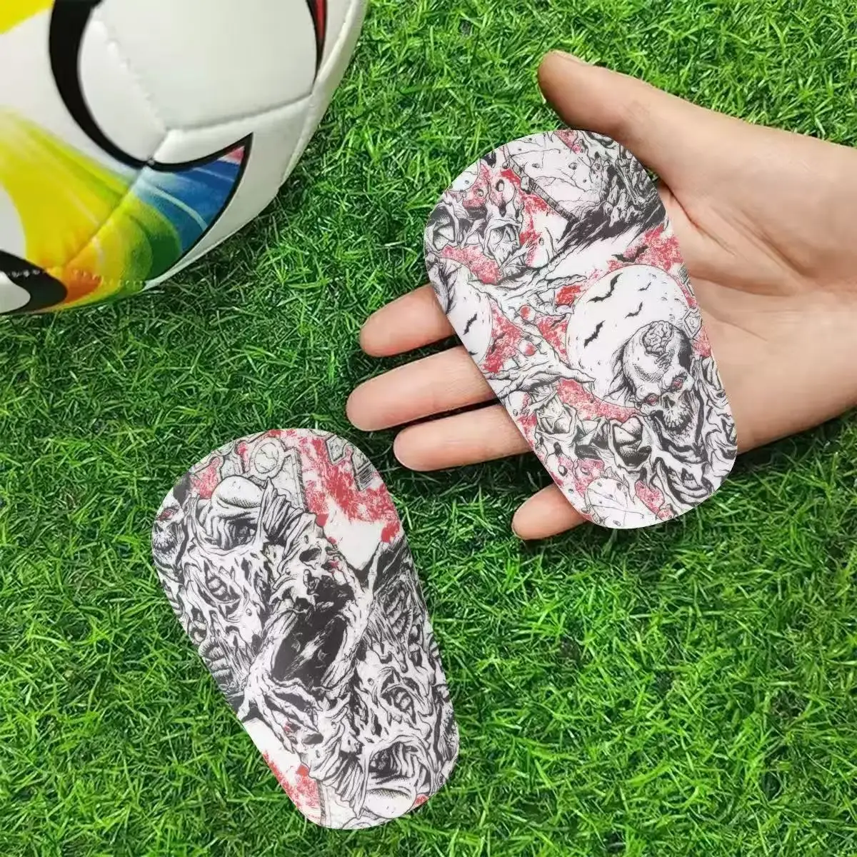One Pair of Ultra-Lightweight Football Shin Guards - Durable and Comfortable, Suitable for All Sports, Designed for Soccer,