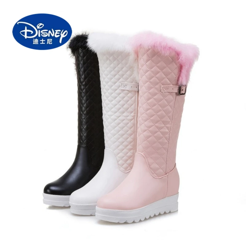 

Disney Student Snow Boots 2025 Winter | Mid-Heel & Height Increase (33-44) | Fashion High-Cut Boots