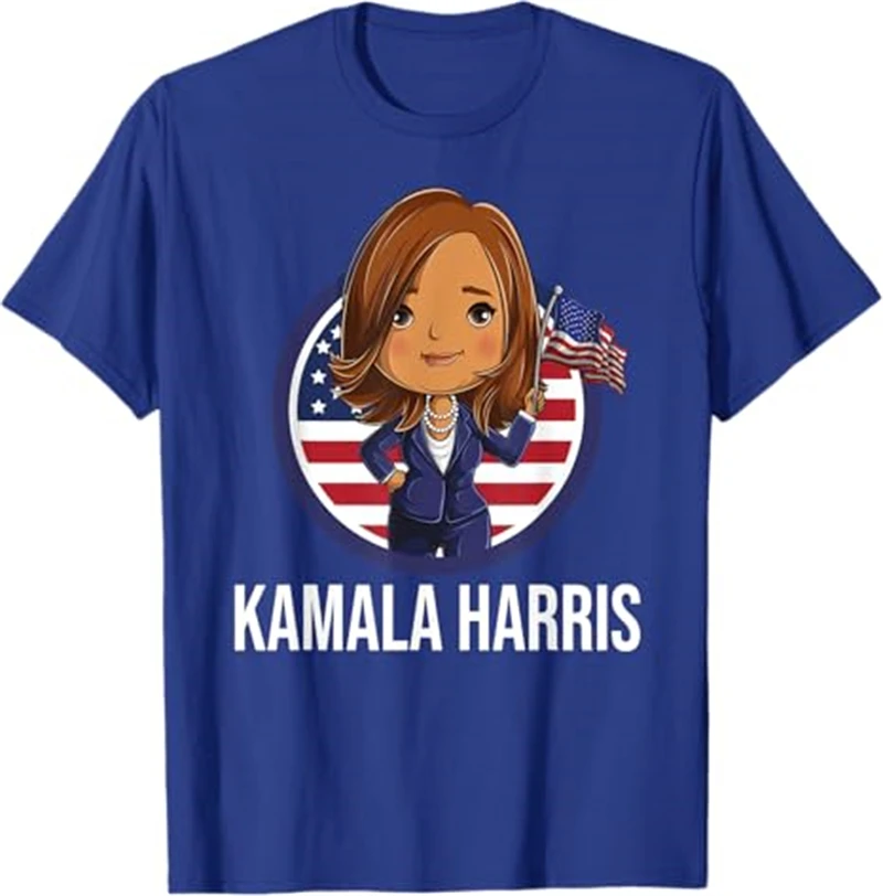 3D Print Kamala Harris Y2k Graphic T Shirts Men Women Kids Graphic Ice Tee Tops Summer Street Casual Harajuku Mens Funny T Shirt