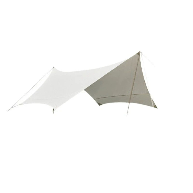 

Outdoor camping canopy retro cotton cloth sunscreen waterproof butterfly light luxury square tent