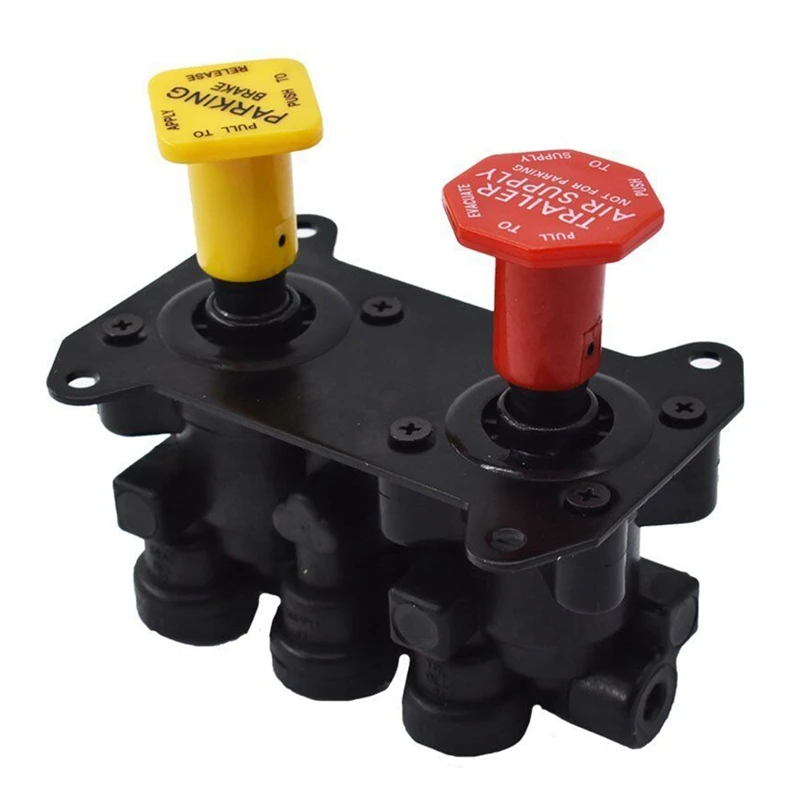 1 Pcs Mv3 Dash Control Valve Module - Mv-3 - Trailer Parking Brake Black 800516 065167